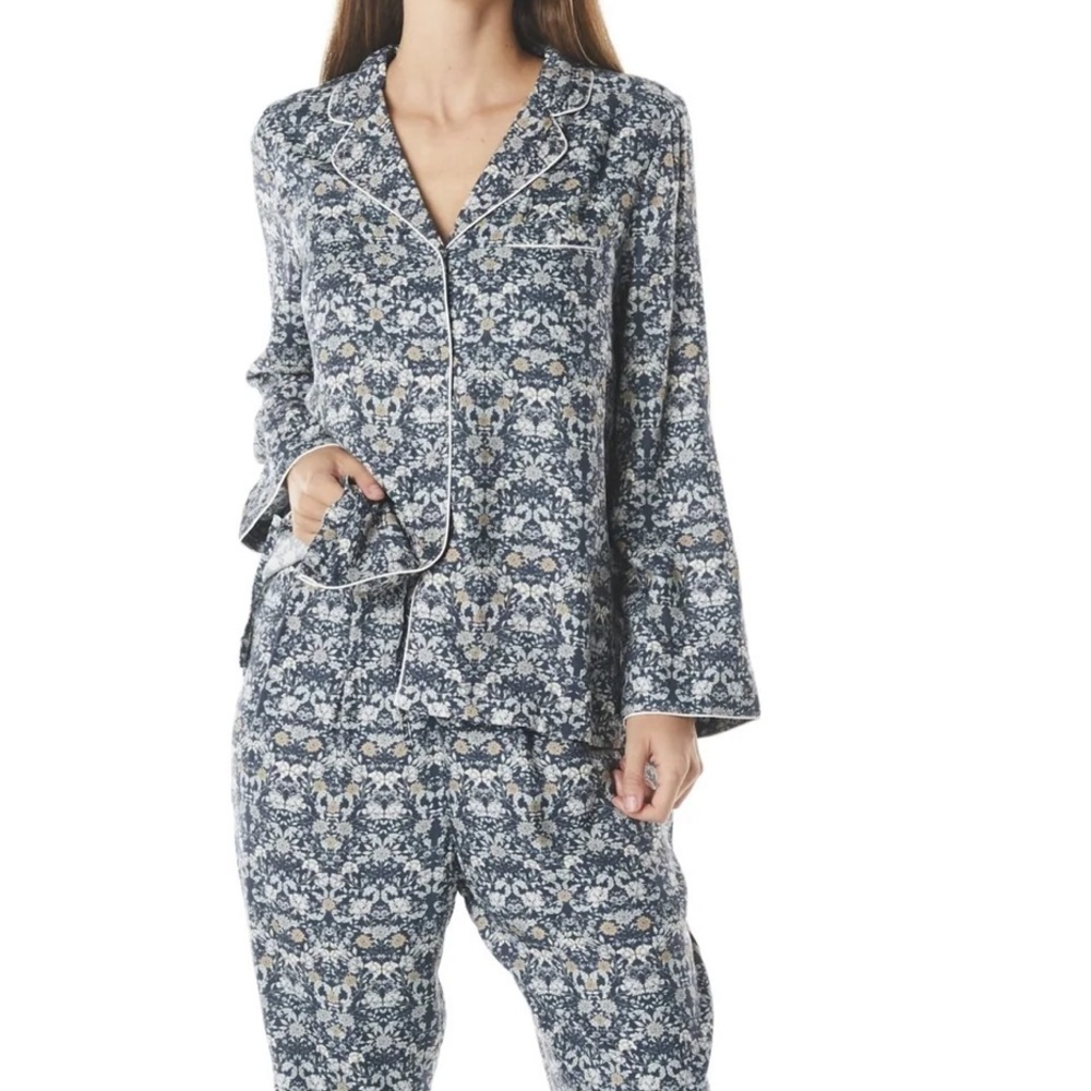 NWT GINGERLILY PJ TOP DITSY FLORAL M